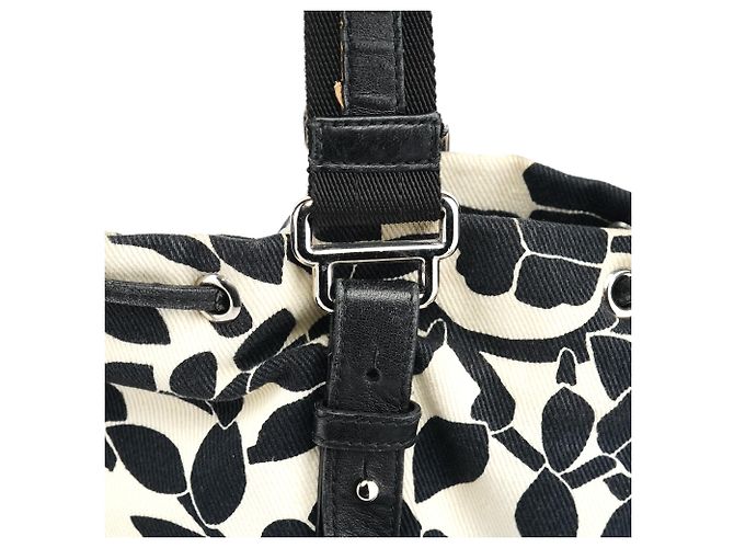 Yves Saint Laurent Borsa Tote YSL in tela floreale - vista 7