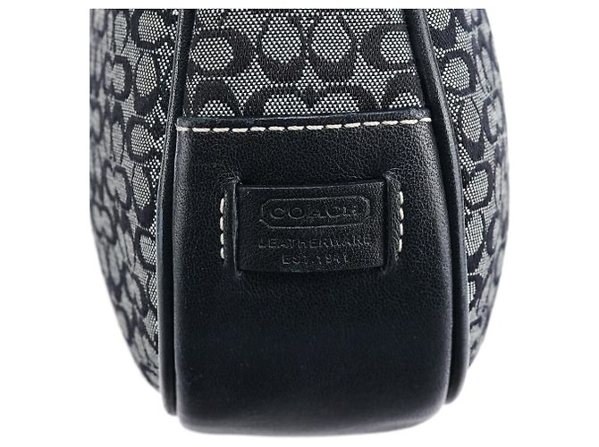 Coach Borsa a tracolla 6623 Grey Signature Canvas - vista 10