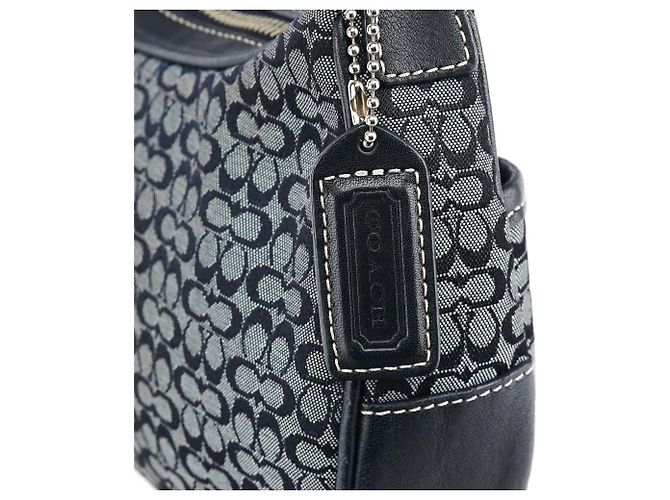 Coach Borsa a tracolla 6623 Grey Signature Canvas - vista 6