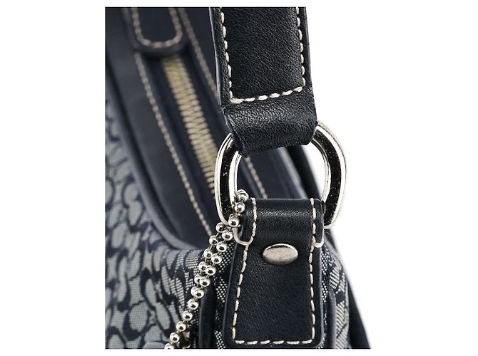 Coach Borsa a tracolla 6623 Grey Signature Canvas - vista 9