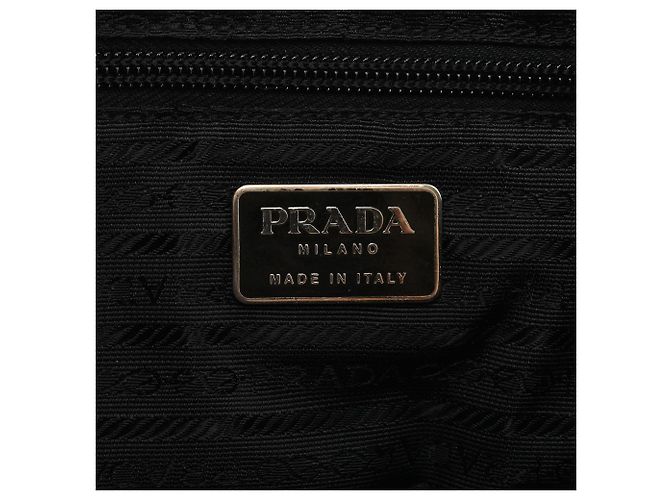 Prada Borsa a Tracolla Tessuto Metallo Nera 1998 - vista 13