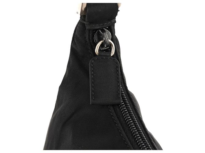 Prada Borsa a Tracolla Tessuto Metallo Nera 1998 - vista 7