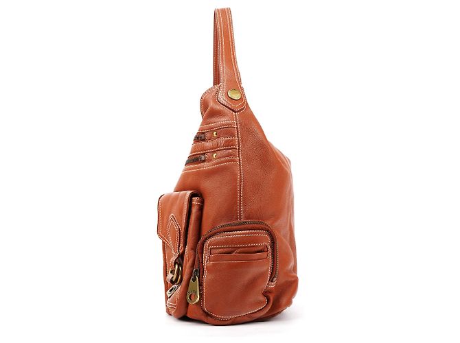Marc by Marc Jacobs Borsa a tracolla multi-tasche in pelle marrone - vista 2