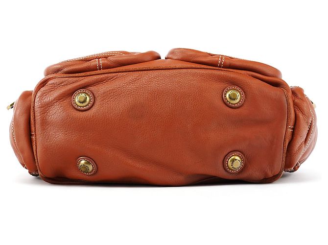 Marc by Marc Jacobs Borsa a tracolla multi-tasche in pelle marrone - vista 5