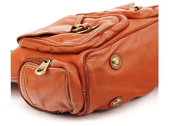Marc by Marc Jacobs Borsa a tracolla multi-tasche in pelle marrone - vista 8