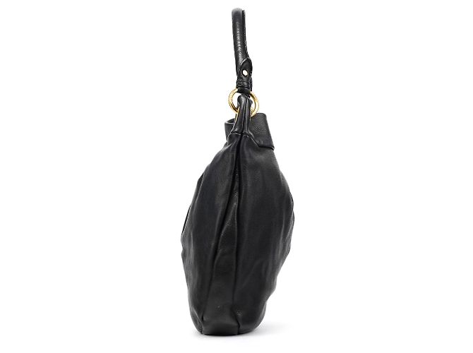 Marc by Marc Jacobs Borsa a tracolla 2-Way Classic Q Hobo in pelle nera - vista 2