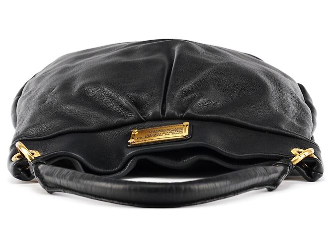 Marc by Marc Jacobs Borsa a tracolla 2-Way Classic Q Hobo in pelle nera - vista 4