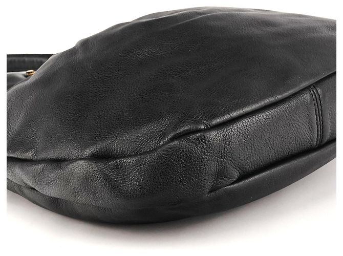 Marc by Marc Jacobs Borsa a tracolla 2-Way Classic Q Hobo in pelle nera - vista 7