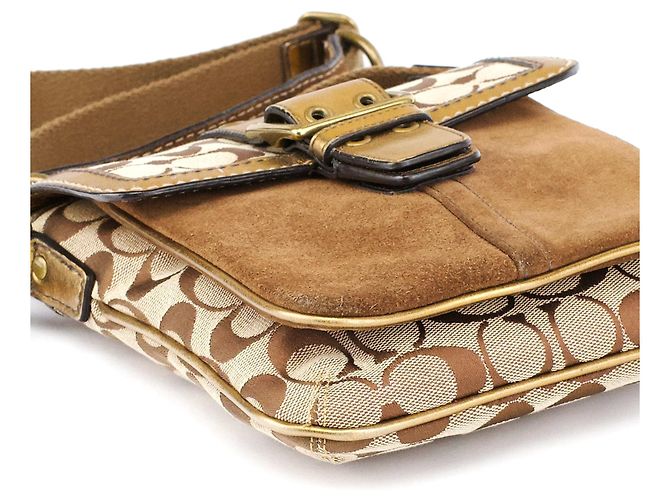 Coach Borsa a tracolla Soho 2004 Beige Gold - vista 10