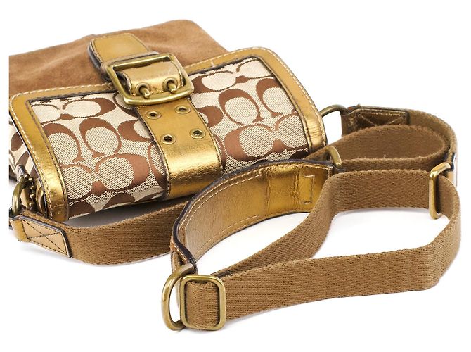 Coach Borsa a tracolla Soho 2004 Beige Gold - vista 12
