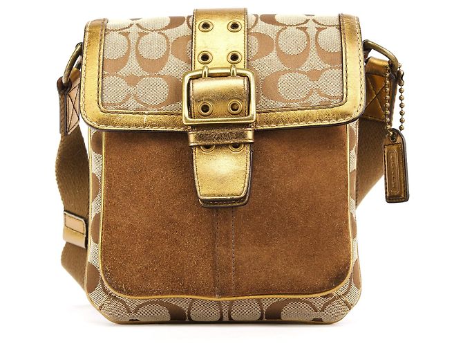 Coach Borsa a tracolla Soho 2004 Beige Gold - vista 4