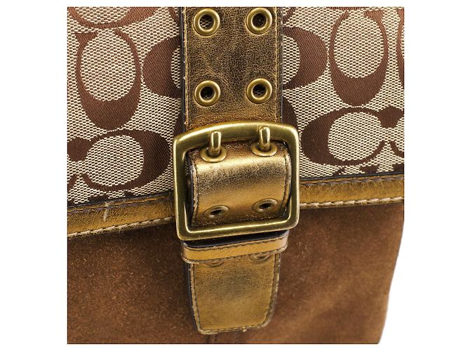 Coach Borsa a tracolla Soho 2004 Beige Gold - vista 6