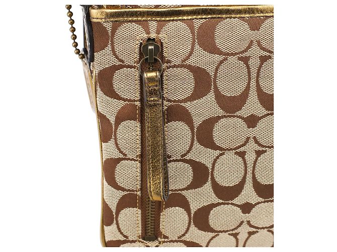 Coach Borsa a tracolla Soho 2004 Beige Gold - vista 9