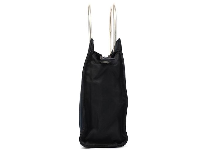 Prada Borsa Tote Tessuto Metal Nylon Navy - vista 2