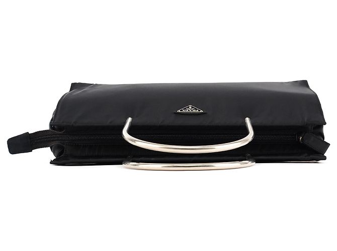 Prada Borsa Tote Tessuto Metal Nylon Navy - vista 4