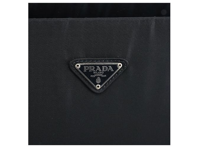 Prada Borsa Tote Tessuto Metal Nylon Navy - vista 6