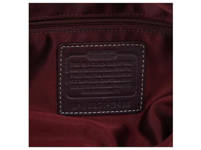 Coach 12466 Borsa Tote Hamptons in Python Beige Burgundy - vista 12
