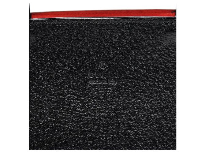 Gucci 002 1060 Borsa Tote in pelle nera Bamboo - vista 5