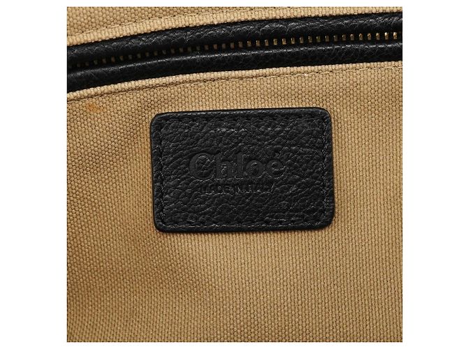 Chloé Borsa Marcie 2-Way in pelle nera - vista 13