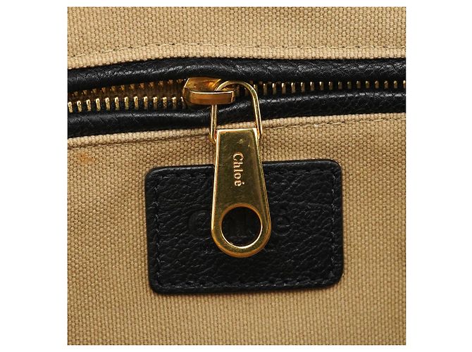 Chloé Borsa Marcie 2-Way in pelle nera - vista 14