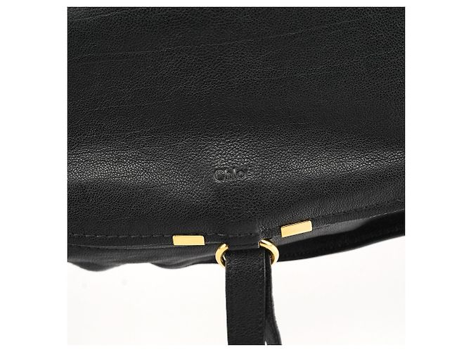Chloé Borsa Marcie 2-Way in pelle nera - vista 6