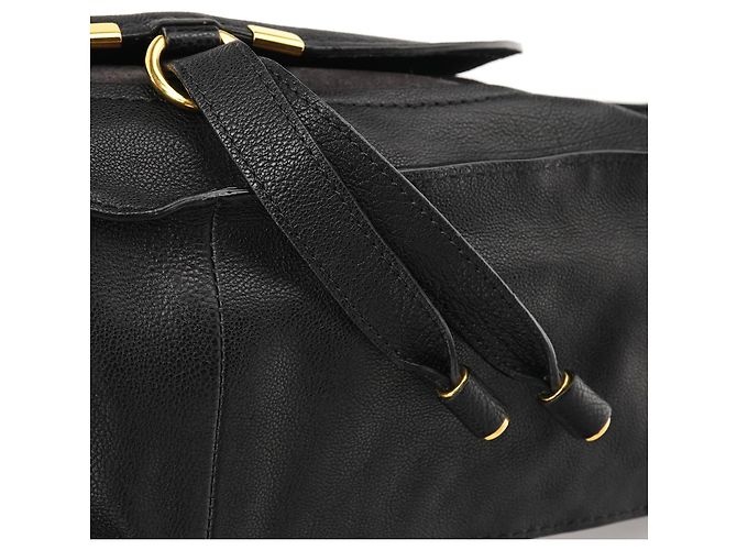 Chloé Borsa Marcie 2-Way in pelle nera - vista 7