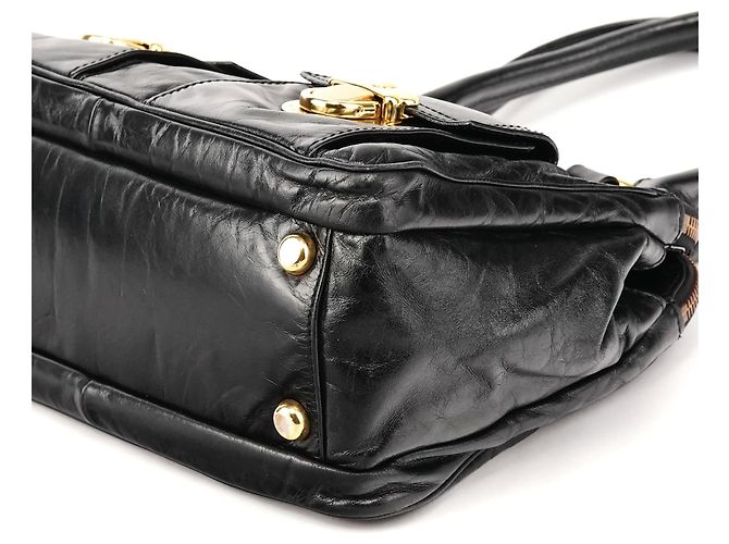 Marc Jacobs Borsa Tote Blake multipasca in pelle nera - vista 10