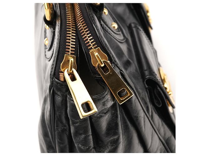 Marc Jacobs Borsa Tote Blake multipasca in pelle nera - vista 8