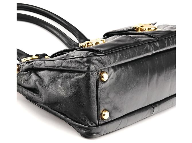 Marc Jacobs Borsa Tote Blake multipasca in pelle nera - vista 9