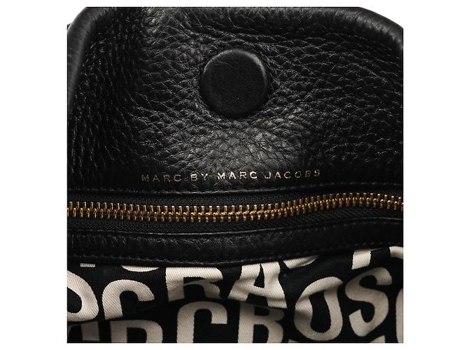 Marc by Marc Jacobs Borsa obo Hillier H2-Way Classic Q in pelle nera - vista 11