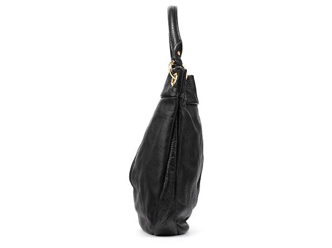 Marc by Marc Jacobs Borsa obo Hillier H2-Way Classic Q in pelle nera - vista 2