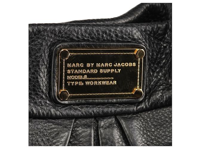 Marc by Marc Jacobs Borsa obo Hillier H2-Way Classic Q in pelle nera - vista 6