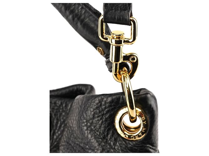 Marc by Marc Jacobs Borsa obo Hillier H2-Way Classic Q in pelle nera - vista 7