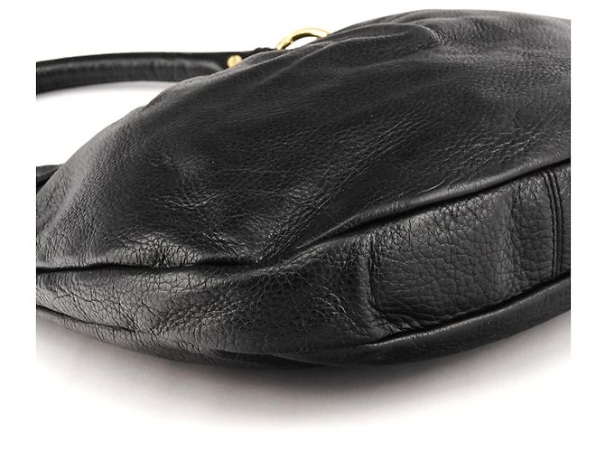 Marc by Marc Jacobs Borsa obo Hillier H2-Way Classic Q in pelle nera - vista 8