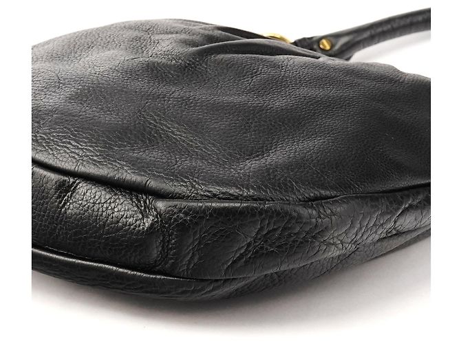Marc by Marc Jacobs Borsa obo Hillier H2-Way Classic Q in pelle nera - vista 9
