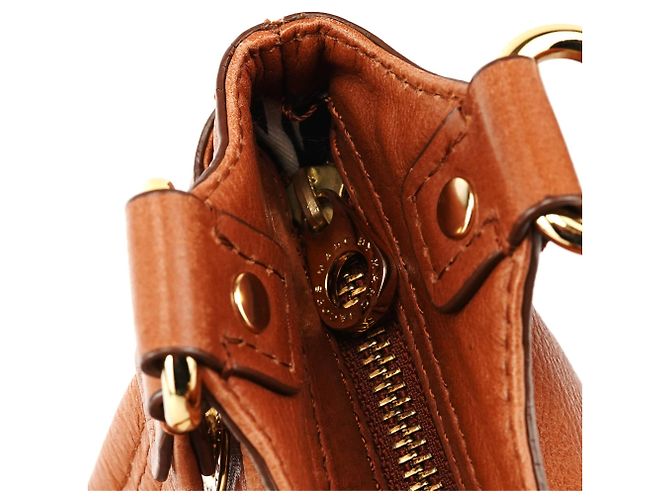 Marc by Marc Jacobs Borsa Tote multi-tasche in pelle Tan - vista 11