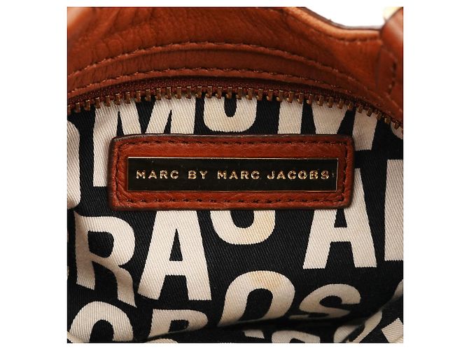 Marc by Marc Jacobs Borsa Tote multi-tasche in pelle Tan - vista 12