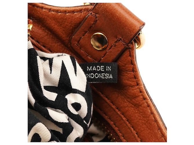 Marc by Marc Jacobs Borsa Tote multi-tasche in pelle Tan - vista 13