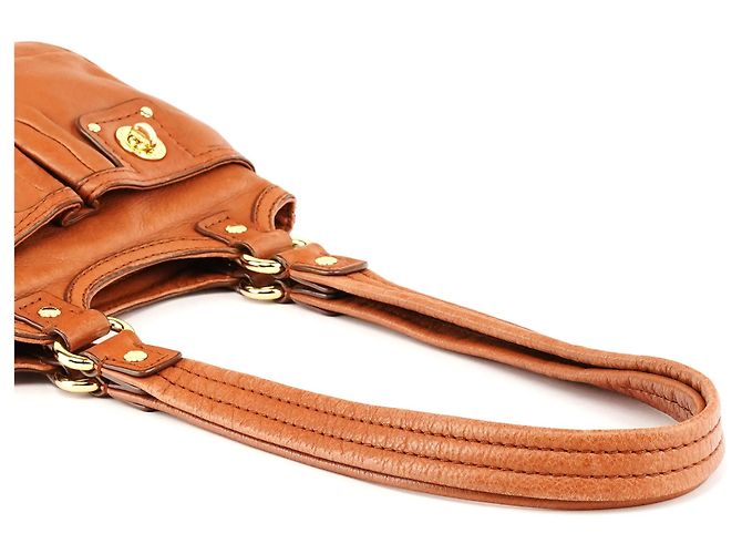 Marc by Marc Jacobs Borsa Tote multi-tasche in pelle Tan - vista 9