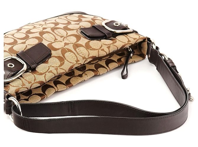 Coach Borsa a tracolla 2-Way Soho Signature Beige Brown F17169 - vista 10