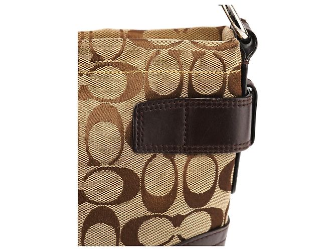 Coach Borsa a tracolla 2-Way Soho Signature Beige Brown F17169 - vista 11