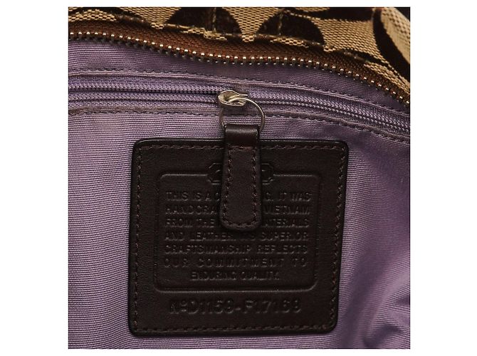 Coach Borsa a tracolla 2-Way Soho Signature Beige Brown F17169 - vista 13