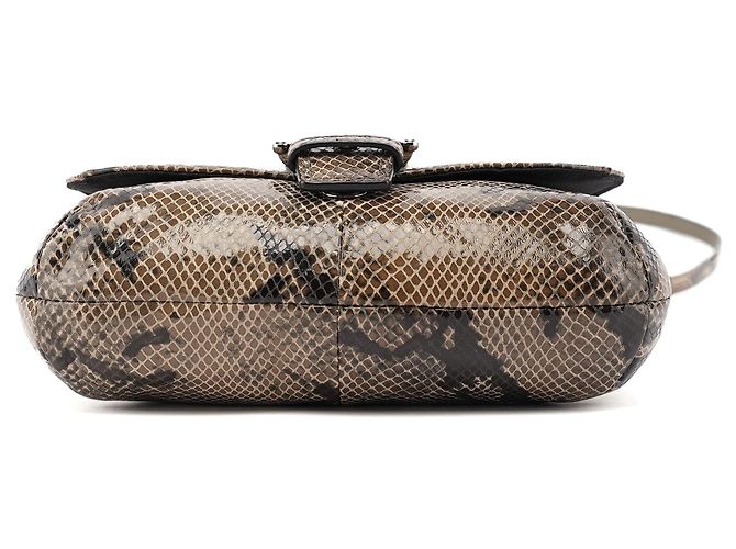 Coach Borsa a tracolla Soho in pelle embossed effetto serpente marrone - vista 5