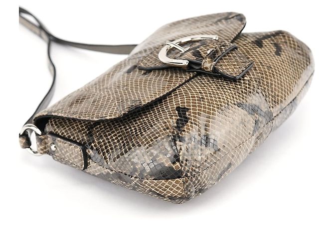 Coach Borsa a tracolla Soho in pelle embossed effetto serpente marrone - vista 8