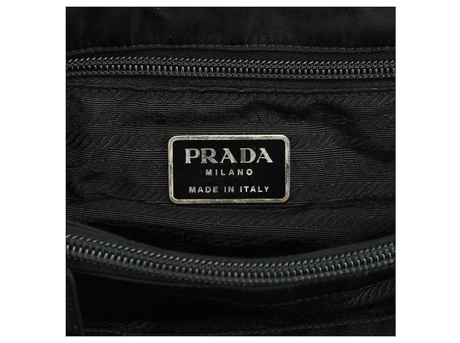 Prada Borsa Tote B3684 Black Tessuto City Nylon - vista 10