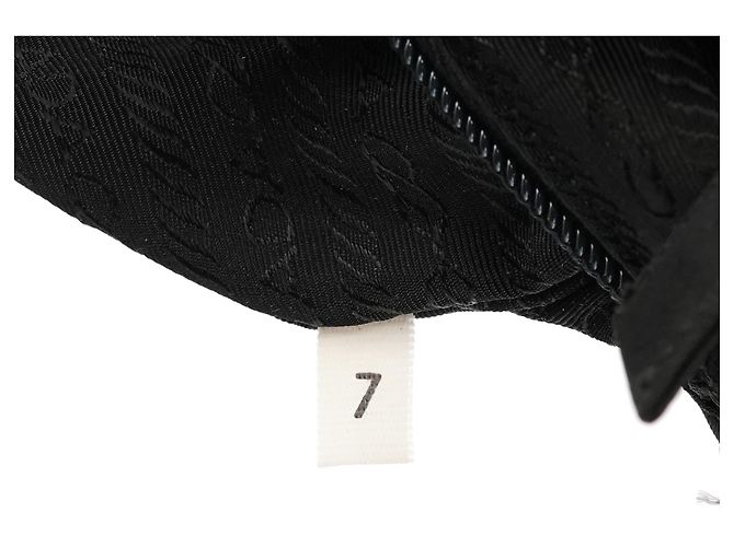 Prada Borsa Tote B3684 Black Tessuto City Nylon - vista 12