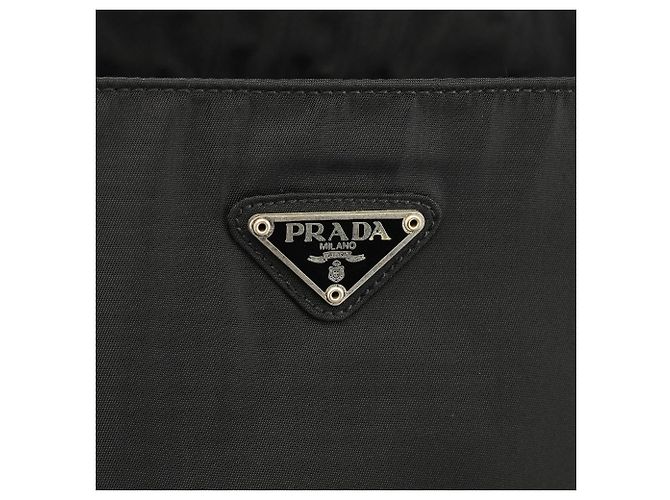 Prada Borsa Tote B3684 Black Tessuto City Nylon - vista 5