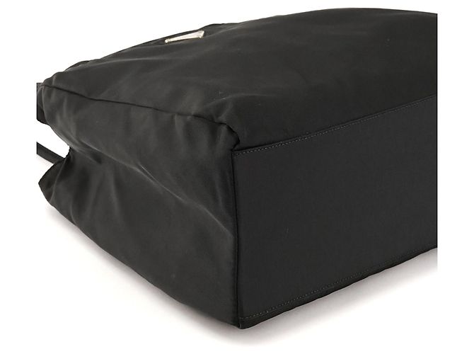 Prada Borsa Tote B3684 Black Tessuto City Nylon - vista 6