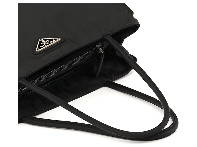 Prada Borsa Tote B3684 Black Tessuto City Nylon - vista 8