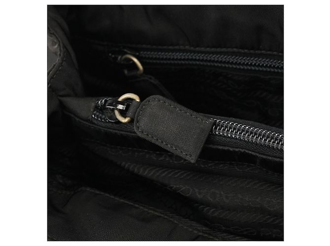 Prada Borsa Tote B3684 Black Tessuto City Nylon - vista 9